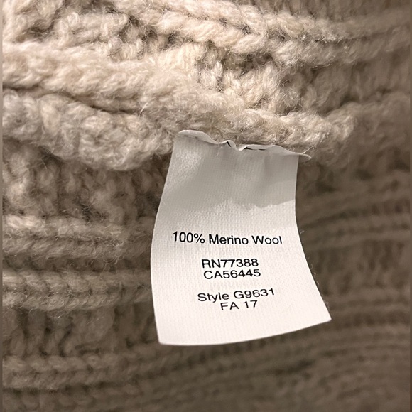 Madewell merino wool cableknit fringe cardigan - Picture 8 of 8